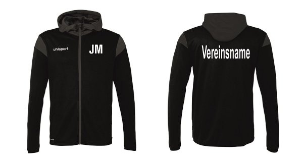 SG Spielgemeinschaft  Squad Track Hoody schwarz, inkl. Druck